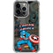 Marvel Classic Comics Captain America Vintage iPhone 14 Pro Clear Case